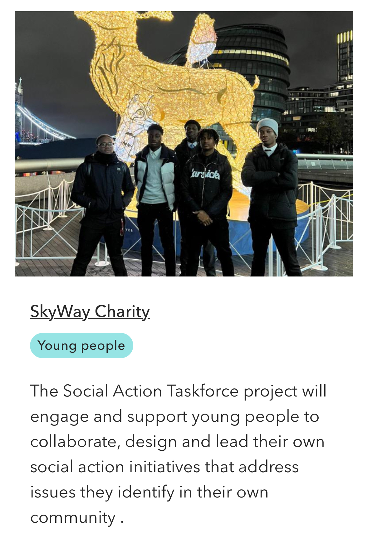 SkyWay Charity Co-op Partnership